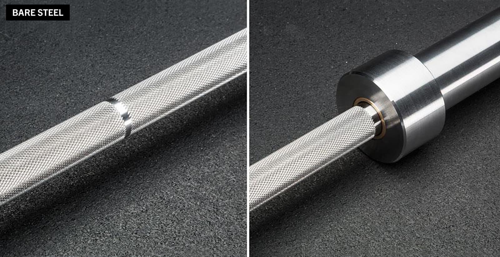 Bare steel barbell clearance